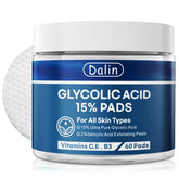 Dalin Glycolic Resurfacing Pads jar close-up for radiant skin prep