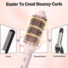DAN Technology Thermal Brush dual-PTC technology speeds styling with consistent heat