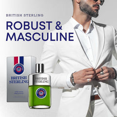 Dana British Sterling Aftershave pour splash ready for refreshing aftershave ritual