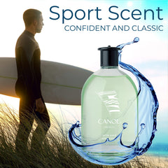 Dana CANOE travel size 4 oz packaging ideal for on the go refreshment.