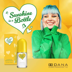 Close-up of Dana Love's Fresh Lemon label with nostalgic citrus vibe.