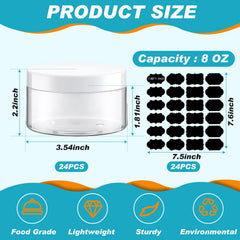 Dandat labels for jars pack helping organize samples for sharing