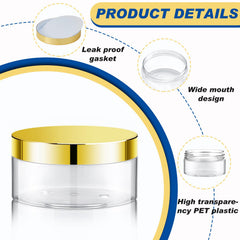 Dandat PET clear jar is lightweight and easy to identify contents