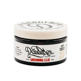 DandyMen Grooming Clay packaging shown, compact jar ideal for on-the-go styling.