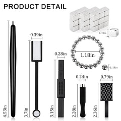 DANNEASY cat eye magnet bead for smooth shimmer lines in nail art.