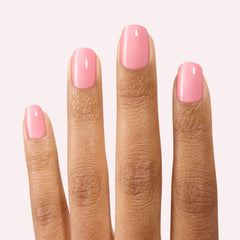 Dashing Diva Attitude nail strip design closeup highlights chic gel-style finish.