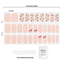Dashing Diva Joy To The Girl matte nude peach gel strips deliver quick glam with no dry time
