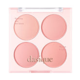 Dasique Blending Mood Cheek #07 Candy Berry palette closed showing four warm pink tones for a soft flush