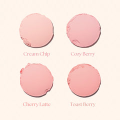 Dasique Blending Mood Cheek #07 Candy Berry palette open showing four swatches ready to blend