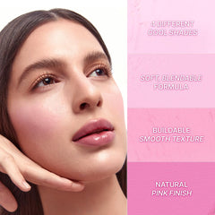 Dasique Blending Mood Cheek Berry Smoothie pink-toned shade for versatile day-to-night glow.
