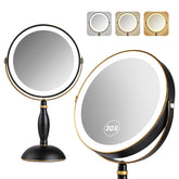DASLAVA 30x magnifying mirror side view for precise makeup tasks