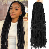 Datuoda Soft Locs 24inch eight-pack package for a full head crochet look
