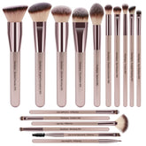 Daubigny 16pcs makeup brush set full kit with versatile tools for daily makeup use