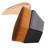 Daubigny Foundation Brush shows iron-type design enabling precise reach to nose shadows