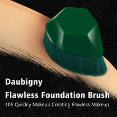 Daubigny foundation brush petal design handle for comfortable application