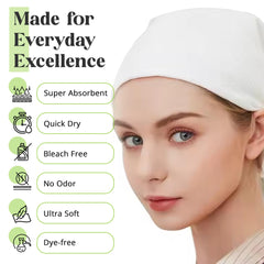 DAVELEN 32x16-inch towels offering large coverage for hair, face, and body treatments.