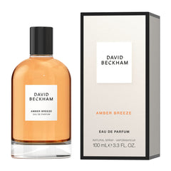 David Beckham Amber Breeze packaging box conveys gift-ready presentation and travel-friendly size.
