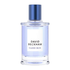 David Beckham Classic Blue juice close-up, hinting citrus freshness for daily wear.