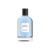 David Beckham Infinite Aqua bottle closeup, fresh citrus profile for daily wear