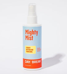 Daybreak Skincare Mighty Mist bottle-pump for quick, refreshing skin relief