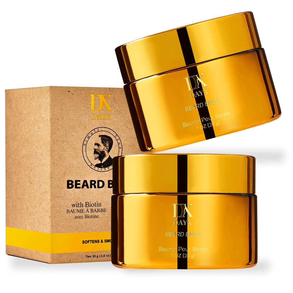 DayixCare beard balm jar for daily conditioning and grooming.