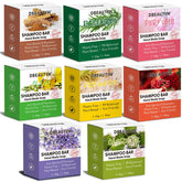 DBEAUTYM 8-pack shampoo bar gift set showcasing eight scents for varied hair care moments.