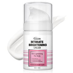 DCSCRK Skin Lightening Cream on underarms for even tone and gentle care.