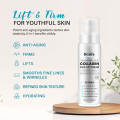 Dcsily Tighten Neck Cream texture close-up for deep hydration.