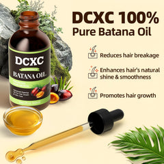 DCXC Batana Oil on scalp during massage highlights deep nourishment for scalp balance