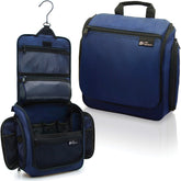 DD D&D Wanderlust hanging toiletry bag front view shows durable build and premium zipper