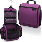 DD D&D Wanderlust hanging toiletry bag open for easy on-the-go organization.