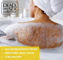 Dead Sea Collection mineral-crystals close-up highlights Dead Sea minerals for skin refreshment and mineral balance