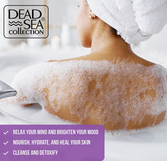 Dead Sea Collection packaging box — two-bottle set for value and convenience.