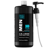 Dead Sea Collection 3in1 body wash pump in action for easy dispensing and cleansing.