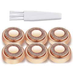 Dealswin Finishing Touch Flawless Gen1 replacement heads, 6-pack, for smooth facial hair removal
