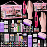 Deciniee nail-kit-beginners-collection glitter powders for versatile at-home nail art ideas
