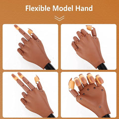 Deciniee practice hand with table-fixed bracket stays steady for confident practice