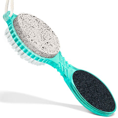 DecorRack 4-in-1 pedicure paddle emery board close-up for nail shaping.