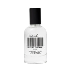 DedCool Milk Eau de Parfum bottle close-up demonstrates sleek, all-day confidence.