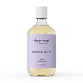 Deep Steep Bubble Bath Fresh Lavender bottle for a soothing, gentle soak