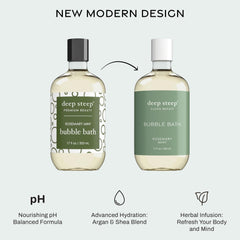 Deep Steep ingredients highlight shea butter and nourishing oils for skin care