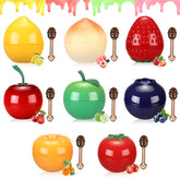 Deepmind 8-pcs bee lip balm set for teen lip care with fruity scents