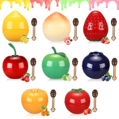 Deepmind 8-pcs bee lip balm set for teen lip care with fruity scents