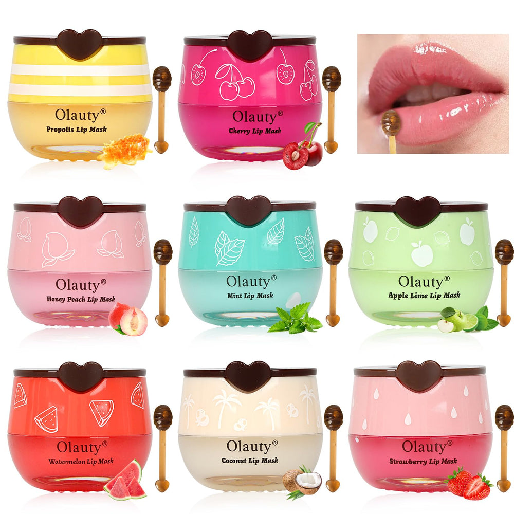 Deepmind bee lip balm honey pot close-up for overnight hydration and silky lips