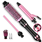 DeeWaves upgraded thermal brush 1.5-inch with LED display for precise heat control.
