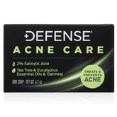 Defense Soap Acne Care Bar foaming-lather for daily deep cleanse.