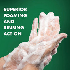 Defense Soap Peppermint Body Wash pour shows refreshing, everyday use.