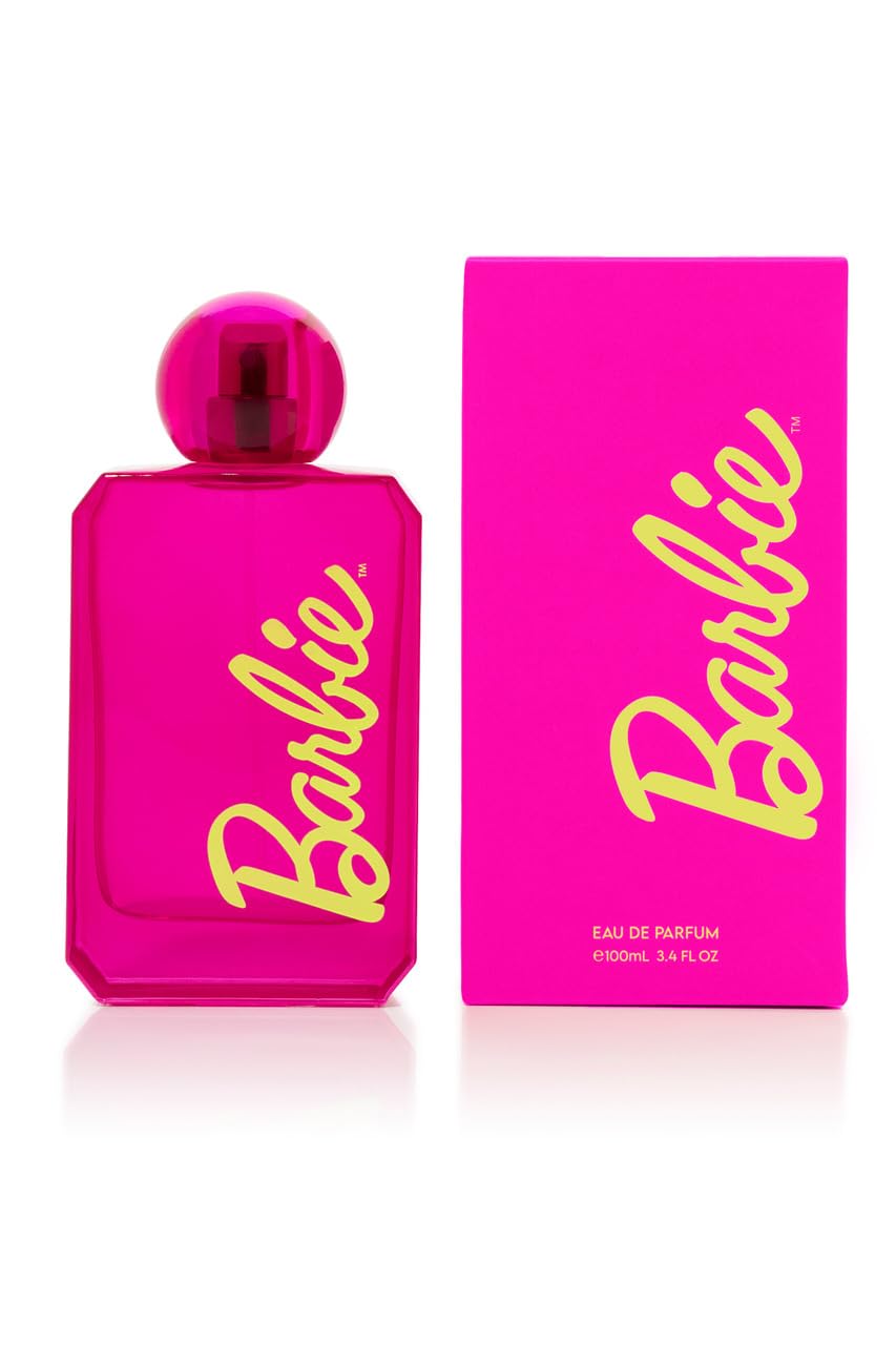 DefineMe Barbie Perfume bottle front view showing a sparkling fragrance for daily confidence.