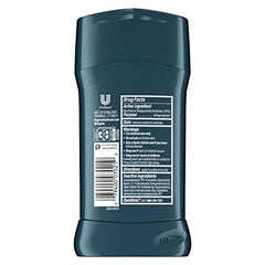 Degree Advanced Protection sport defense label back highlights 72-hour protection and rugged masculine scent.