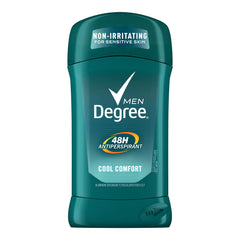 Degree Hombres desodorante en barra Cool Comfort 48 horas para días activos.